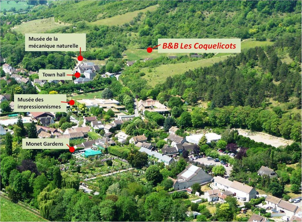 Maison D'Hotes Les Coquelicots Giverny Szoba fotó